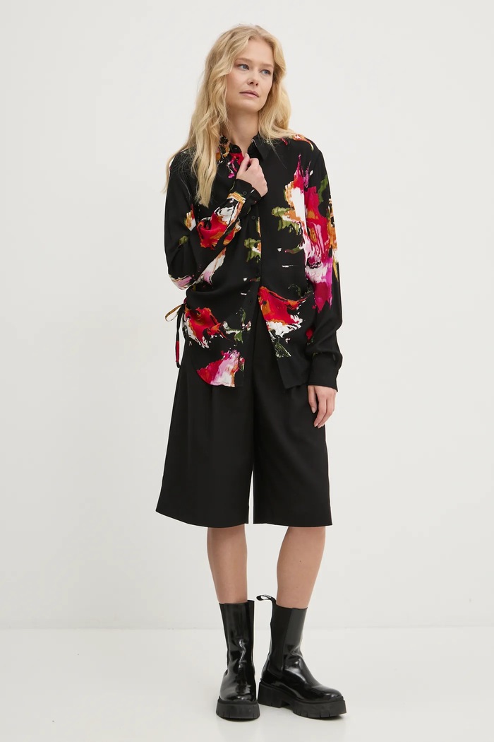Desigual koszula NAGOYA 24WWCW15 czarny AW24