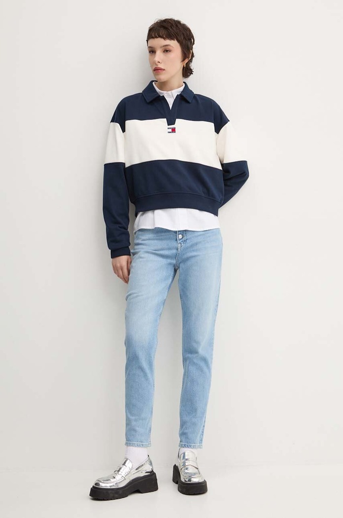 Tommy Jeans koszula bawełniana DW0DW19709 biały NC24