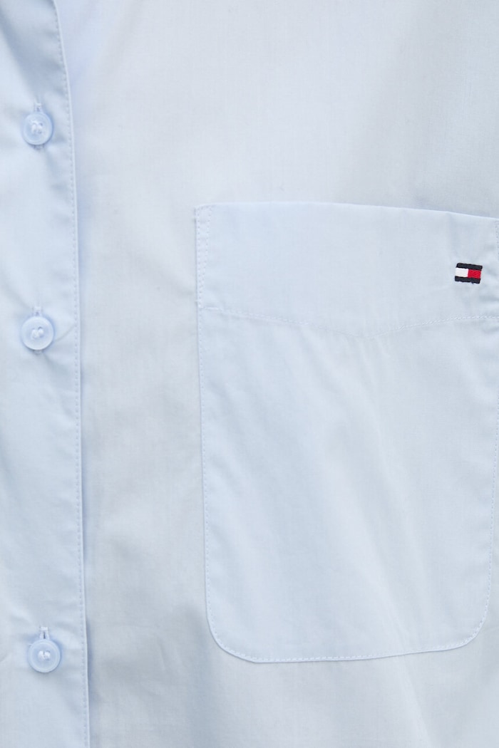 Pamučna košulja Tommy Hilfiger WW0WW45612 plava