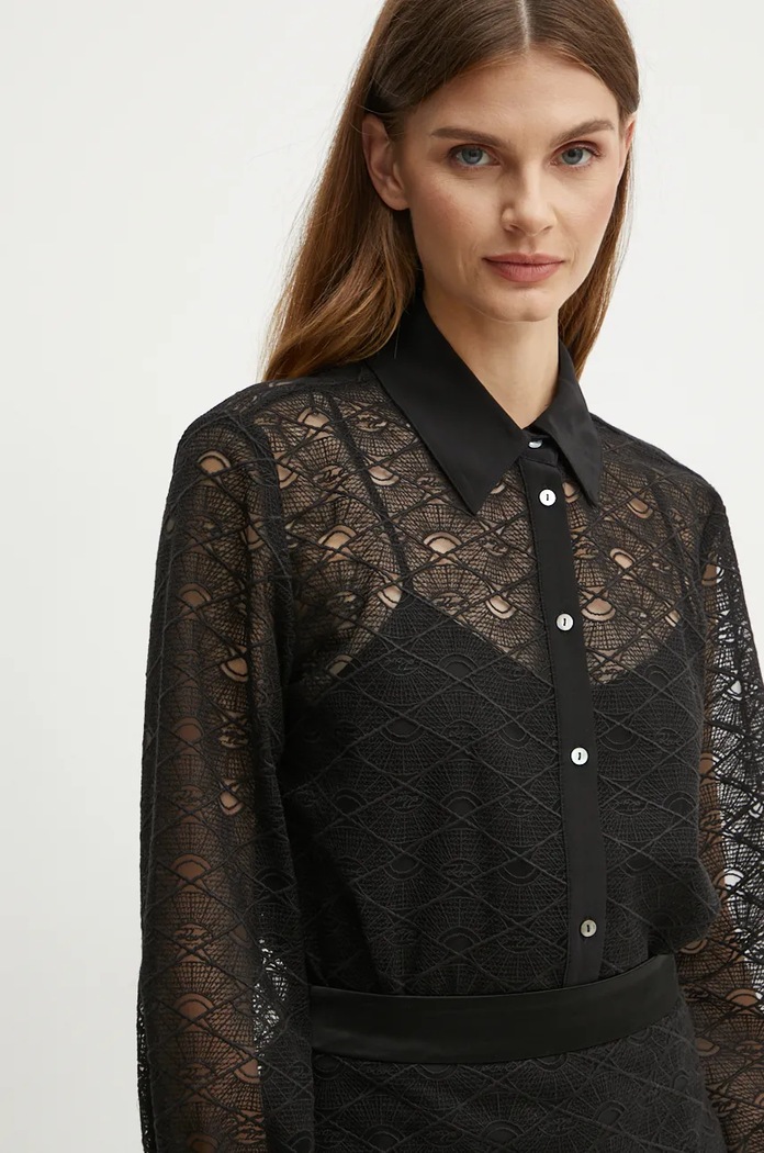 Риза Karl Lagerfeld черен 246W1609