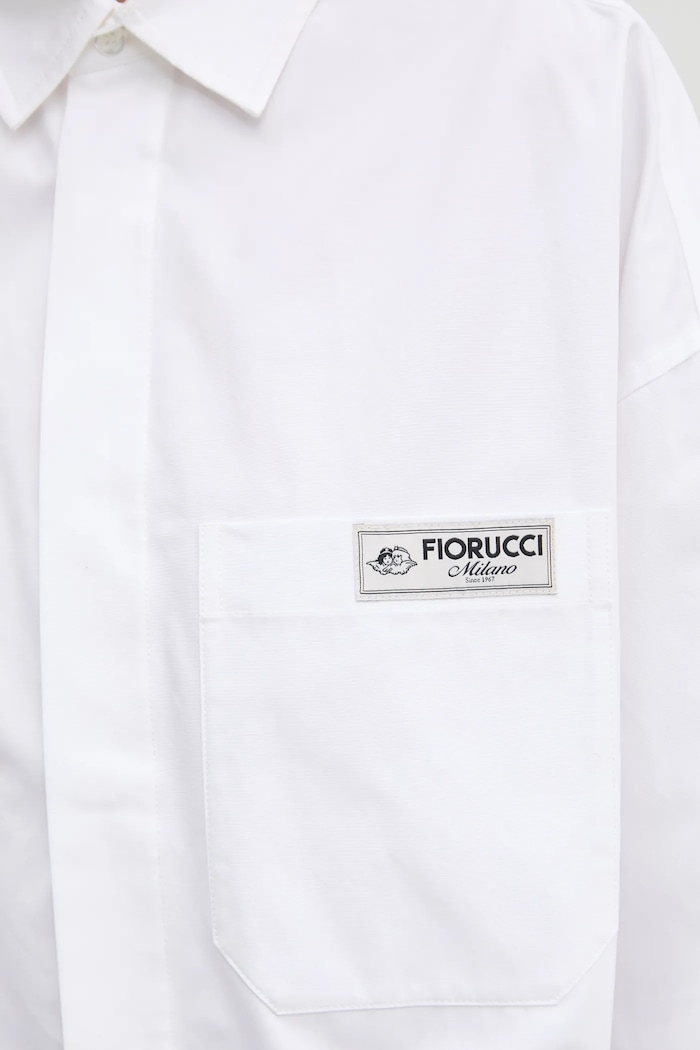 Fiorucci koszula bawełniana U01FMTLO230CO02WH01 biały