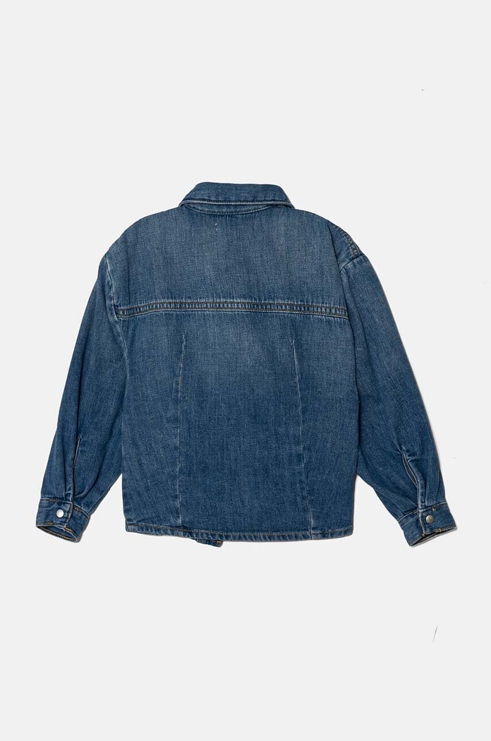 Dětská bavlněná košile Calvin Klein Jeans IG0IG02523.9BYH.104.116 modrá AW24