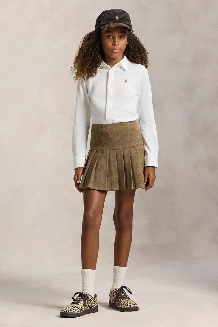 Detská bavlnená košeľa Polo Ralph Lauren biela 313901132002