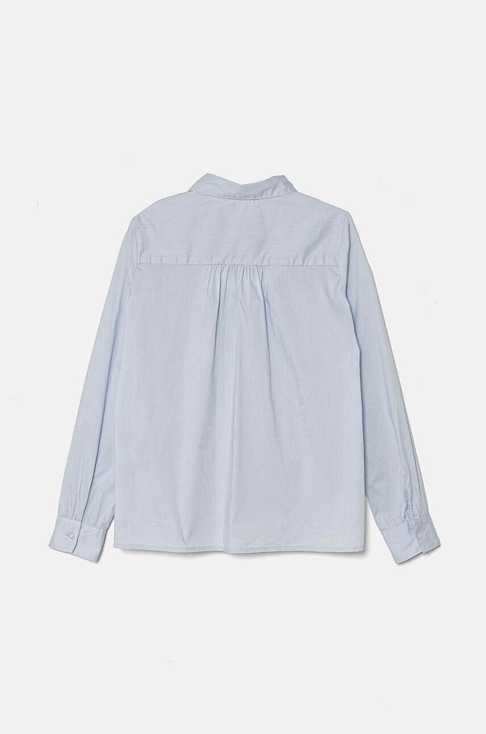 Detská košeľa United Colors of Benetton 5PKACQ00M.G.Repro.9BYH modrá AW24