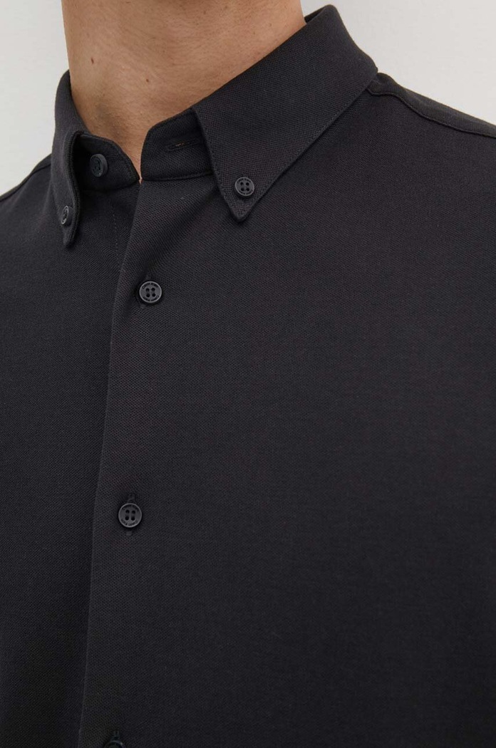 Bavlněná košile Calvin Klein K10K113311 černá