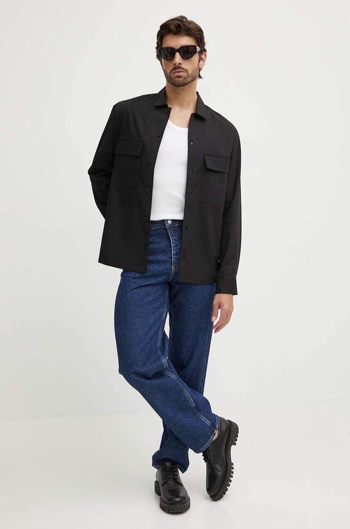 Odzież Calvin Klein koszula K10K112988 czarny