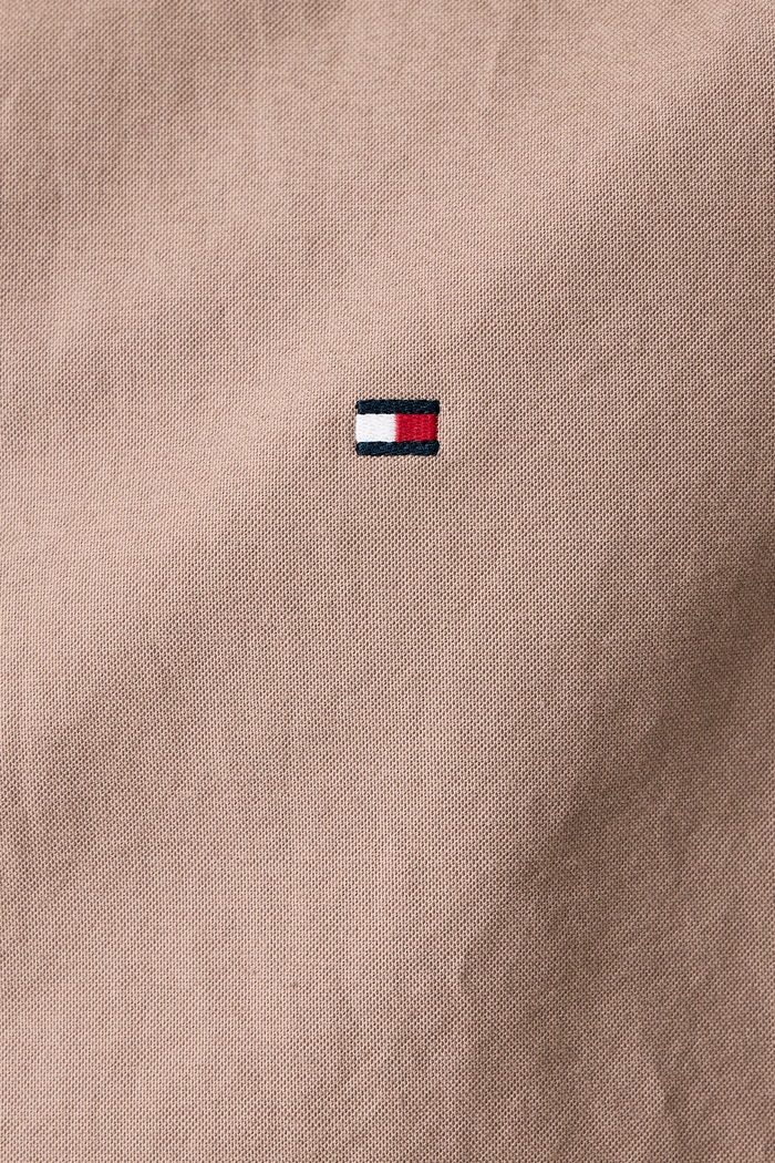 Koszula męska bawełniana Tommy Hilfiger beżowy MW0MW35774