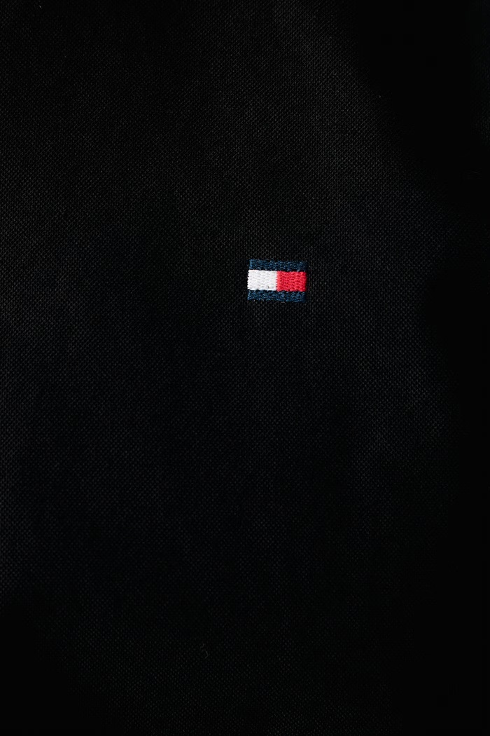 Koszula męska bawełniana Tommy Hilfiger czarny MW0MW35774