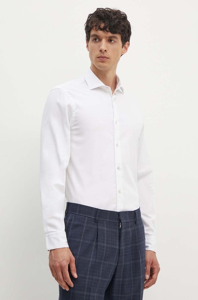 Tommy Hilfiger camasa lung alb MW0MW35783