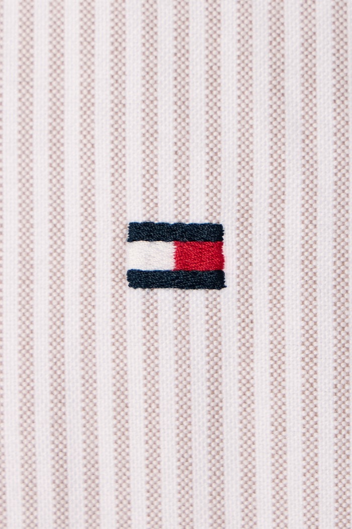 Košeľa pánska bavlnená Tommy Hilfiger béžová MW0MW36238