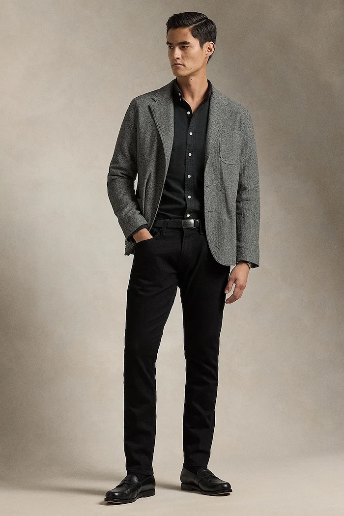 Oblečení Bavlněná košile Polo Ralph Lauren 710767828 černá