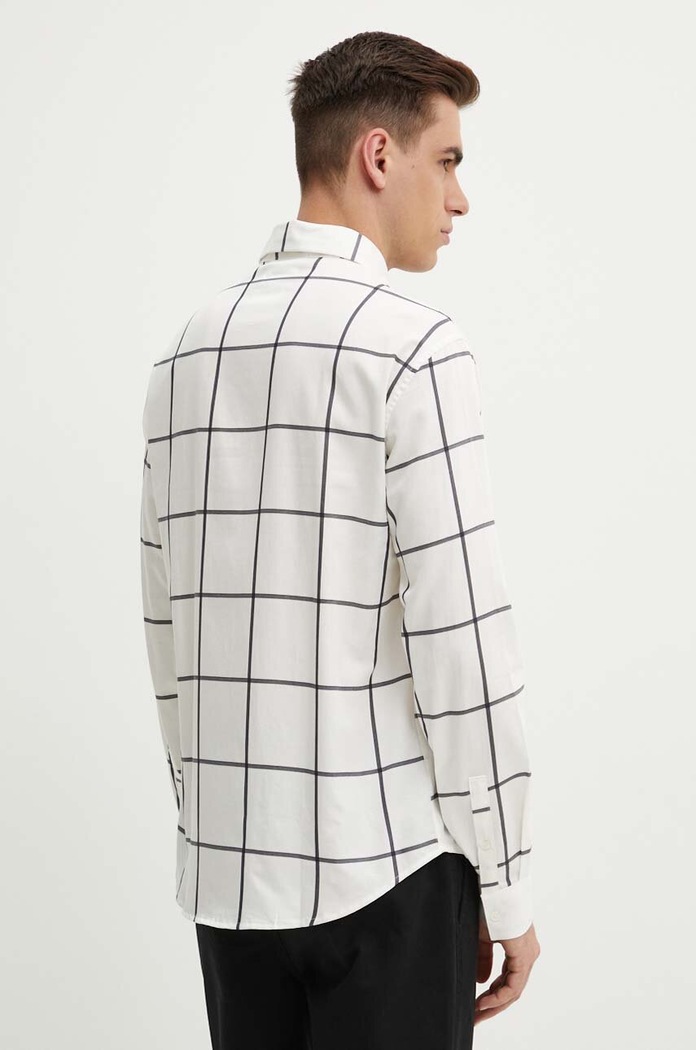 Bavlnená košeľa Armani Exchange béžová 6DZCL5.ZN5FZ