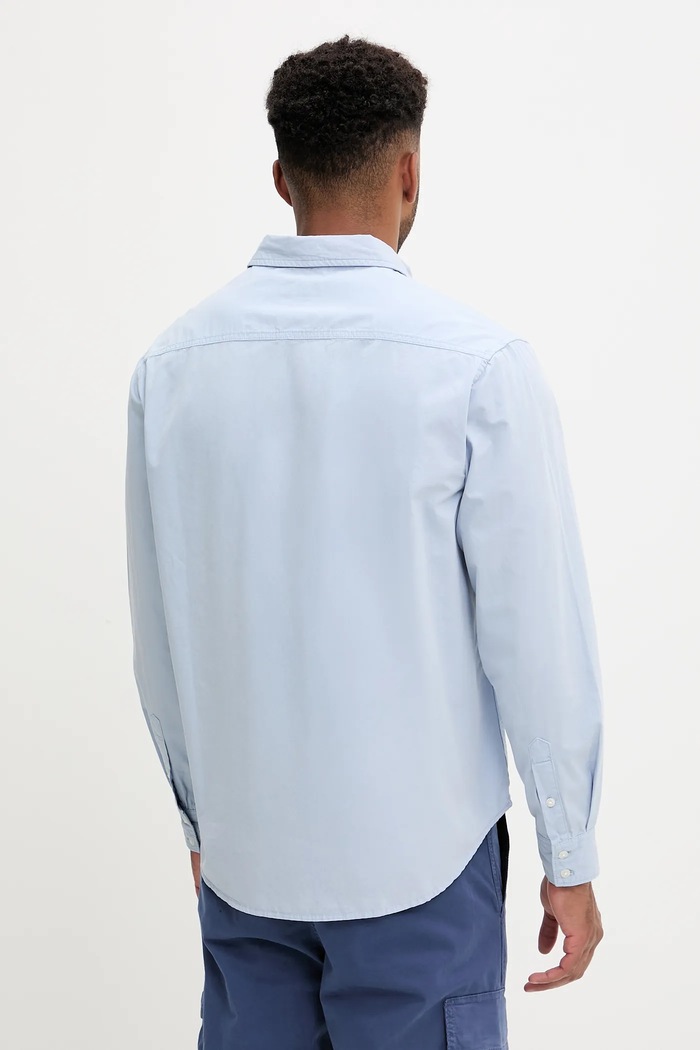 Odzież Guess Jeans koszula bawełniana M4YH37.WGCF1 niebieski