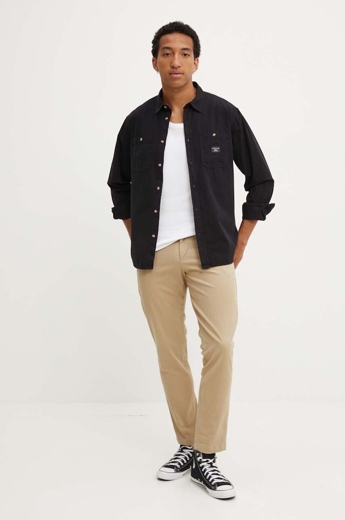 Guess Jeans koszula bawełniana M4YH37.WGCF1 czarny SS26