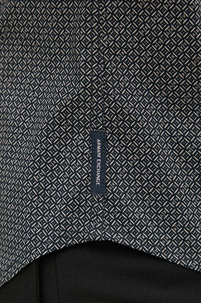 Košulja Armani Exchange 6DZC25.ZNEAZ mornarsko plava