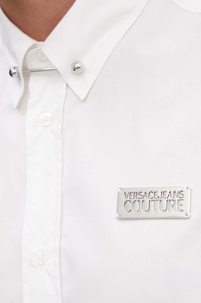 Bavlněná košile Versace Jeans Couture 77GALY10.CN002 bílá