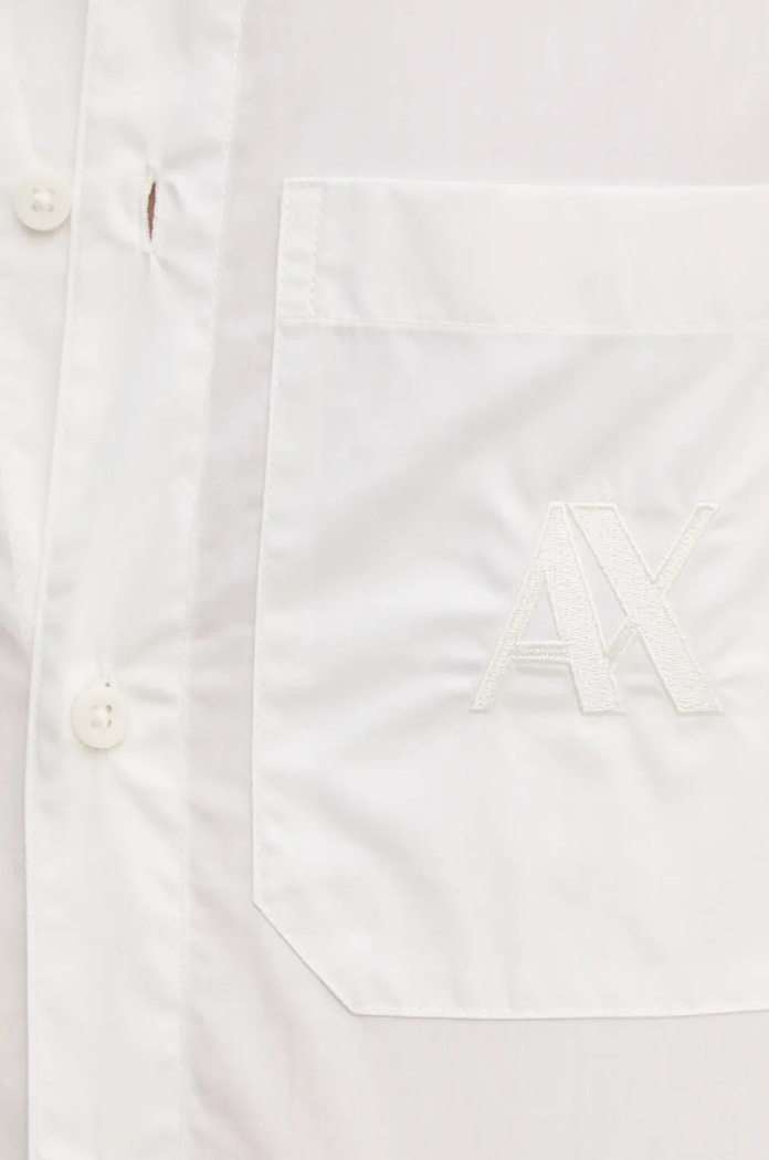 Bavlnená košeľa Armani Exchange 6DZC21.ZN2VZ biela