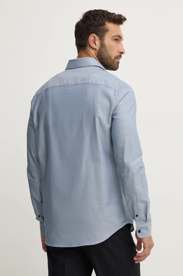 Košile Armani Exchange modrá 6DZC30.ZN5UZ