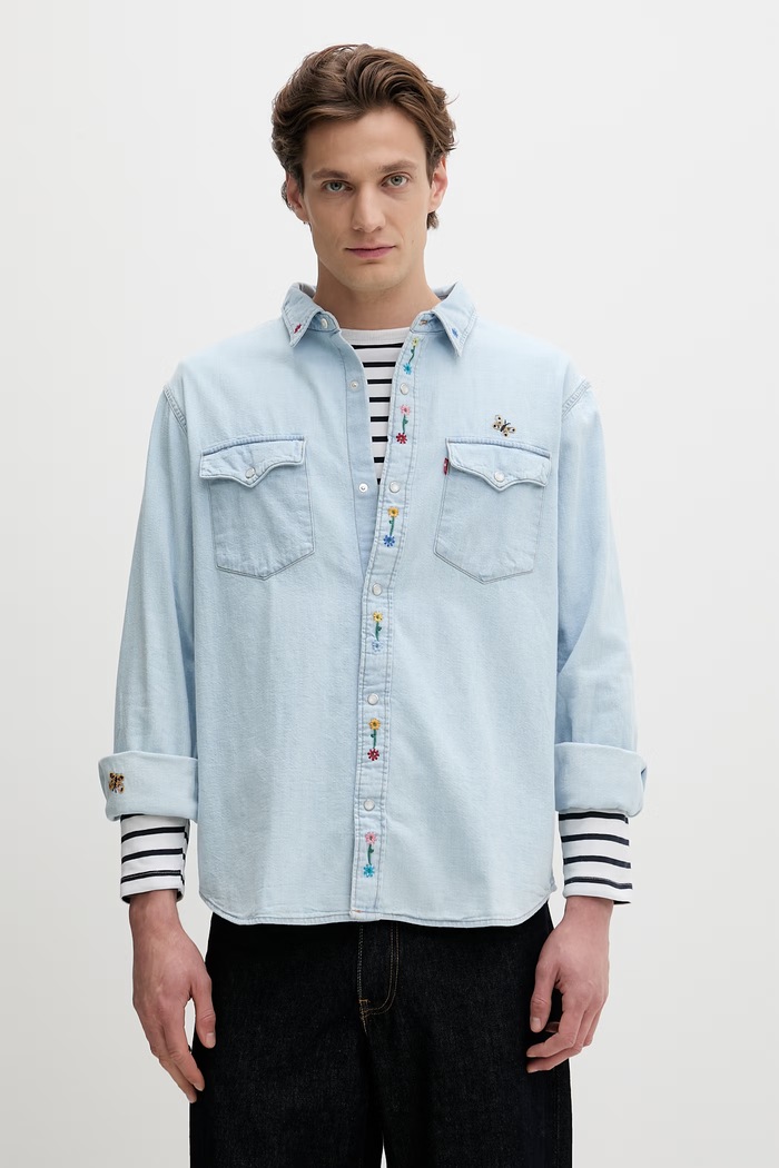 Džínová košile Levi's modrá A1919