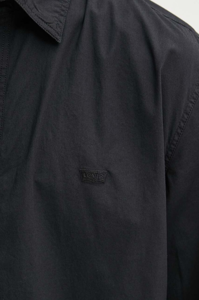 Πουκάμισο Levi's 86625.0054 μαύρο SS25