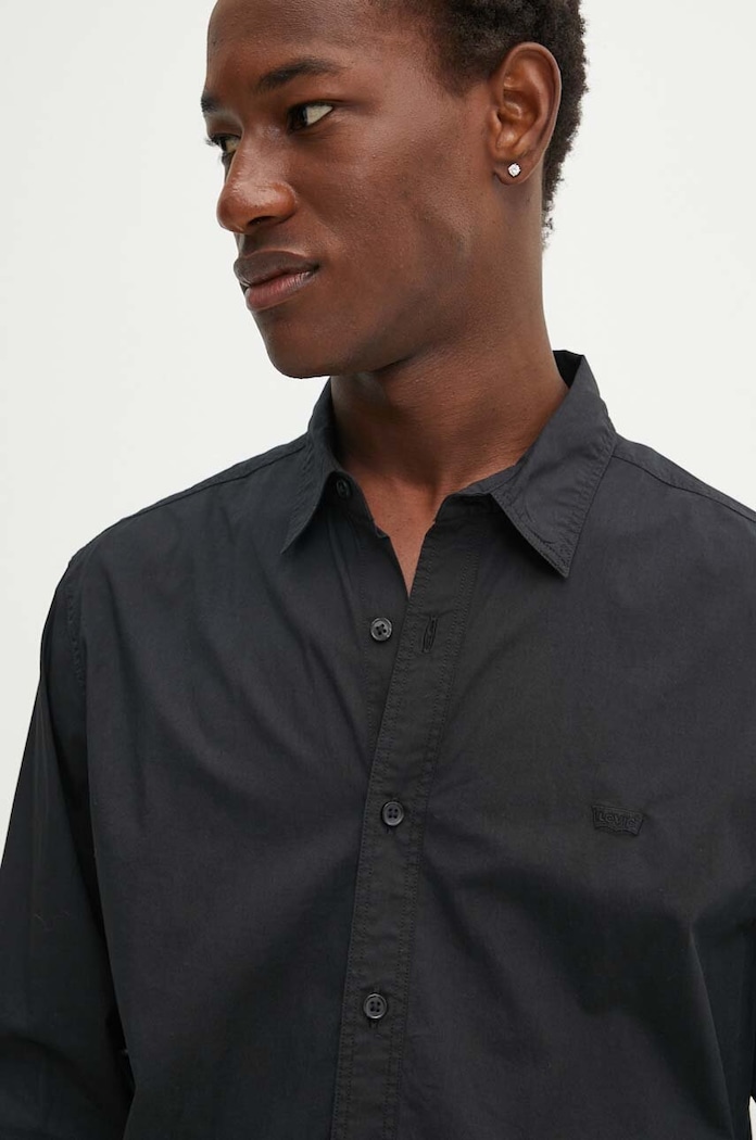 Πουκάμισο Levi's 86625.0054 μαύρο