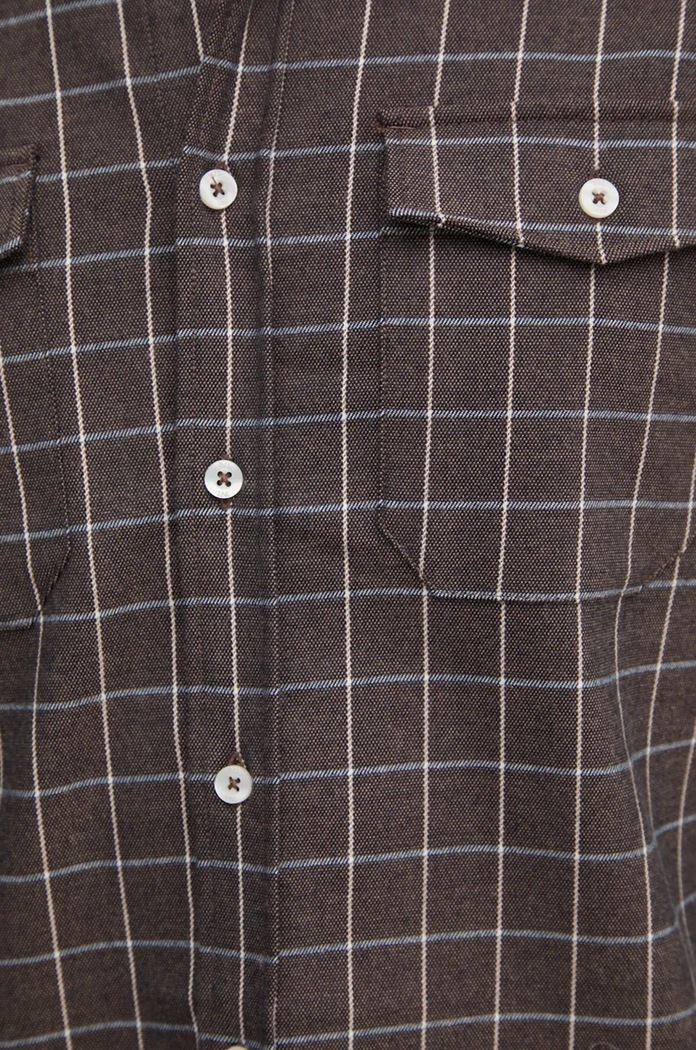 Pepe Jeans koszula MESSON PM308731 brązowy AW24