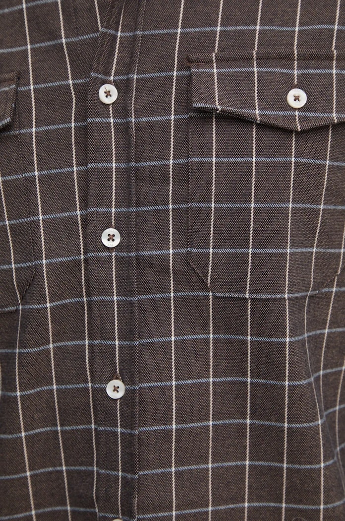 Pepe Jeans koszula MESSON PM308731 brązowy AW24