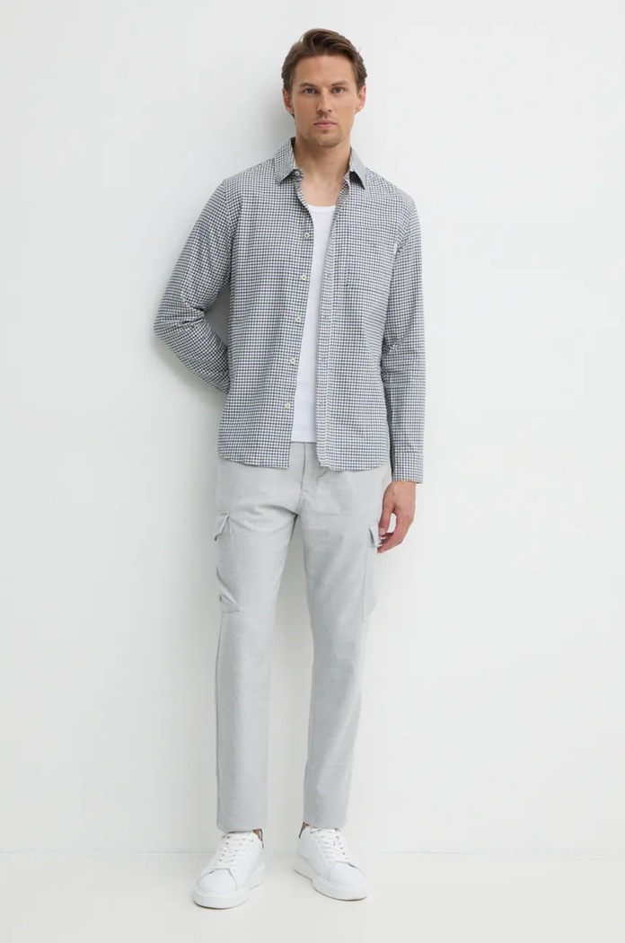 Košile Pepe Jeans MICK PM308733 modrá AW24