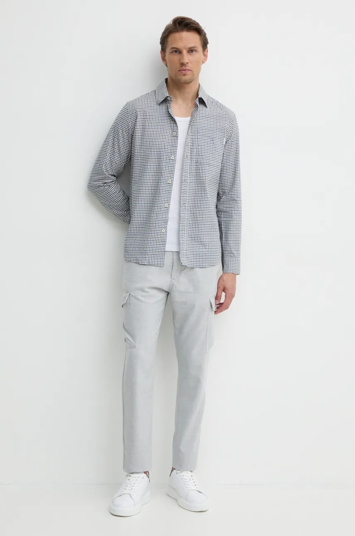Košile Pepe Jeans MICK PM308733 modrá AW24