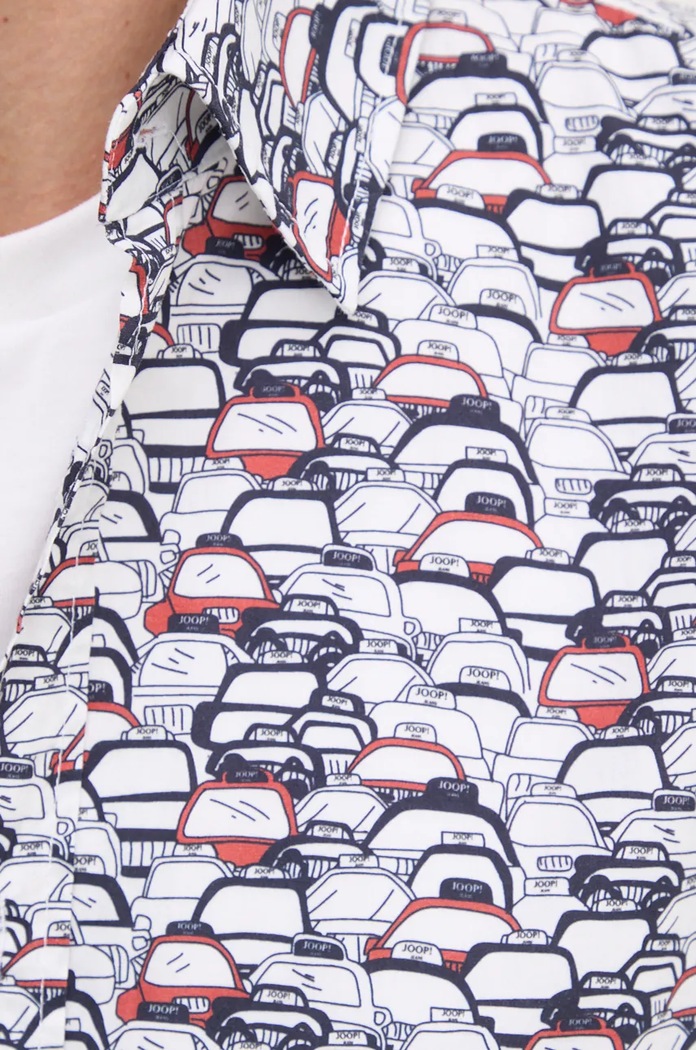 Памучна риза Joop! 30043533 червен AW24