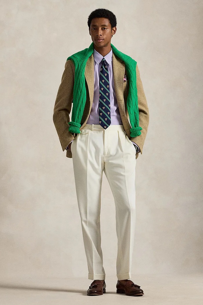 Polo Ralph Lauren koszula bawełniana męska fioletowy 710929346