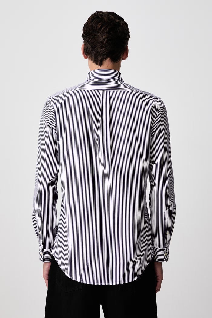 Oblečenie Polo Ralph Lauren Košeľa pánska bavlnená 710929346 fialová