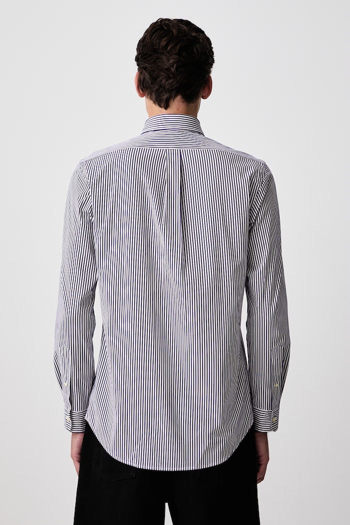 Oblečenie Polo Ralph Lauren Košeľa pánska bavlnená 710929346 fialová