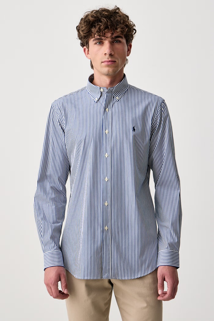 Polo Ralph Lauren Koszula męska bawełniana niebieski 710929346