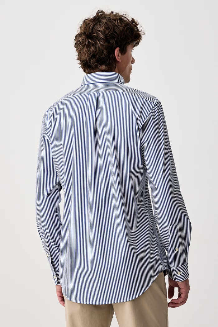 Odzież Polo Ralph Lauren Koszula męska bawełniana 710929346 niebieski