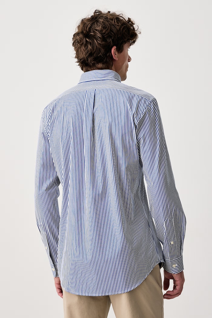 Odzież Polo Ralph Lauren Koszula męska bawełniana 710929346 niebieski