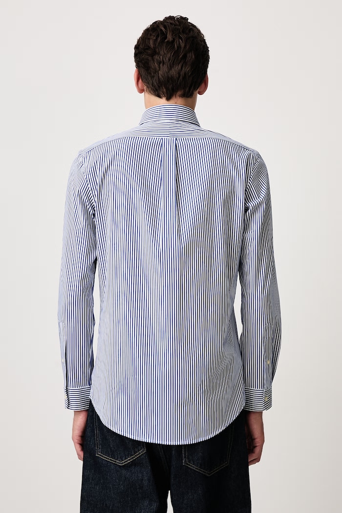Odzież Polo Ralph Lauren Koszula męska bawełniana 710929346 niebieski
