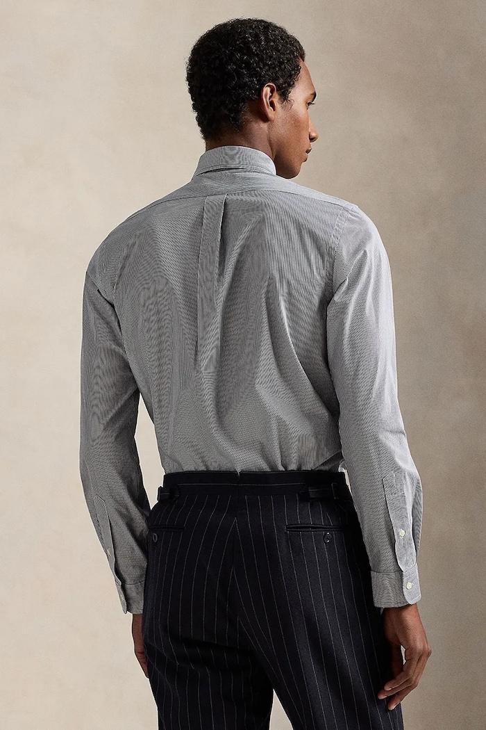 Polo Ralph Lauren koszula męska bawełniana 710929346 granatowy SS26