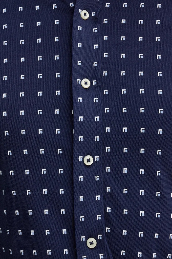Polo Ralph Lauren Памучна риза Polo Ralph Lauren 710951941 тъмносин AW24