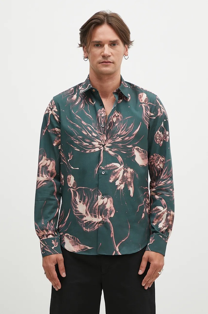 Košeľa Paul Smith slim sivá M1R.006L.N02517