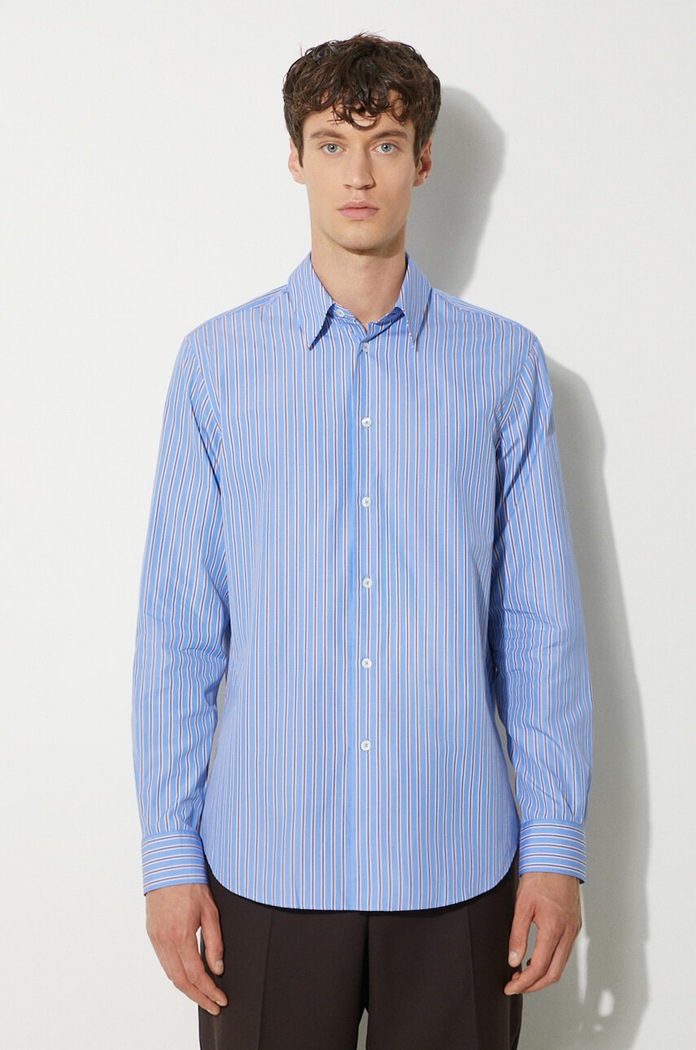 Paul Smith koszula bawełniana regular niebieski M1R.700Y.N02387
