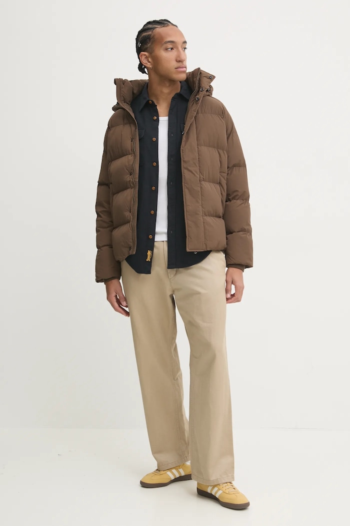 Bavlnená košeľa Superdry M4010723A.12A tmavomodrá AW24