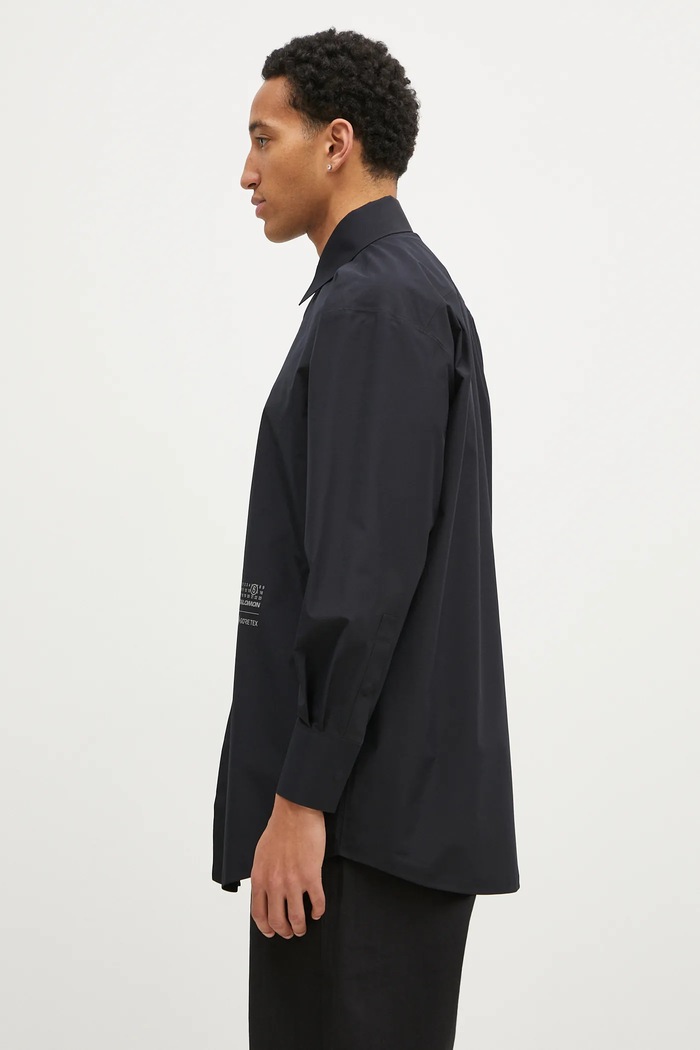MM6 Maison Margiela koszula SH0DT0018.M35200 czarny AW24