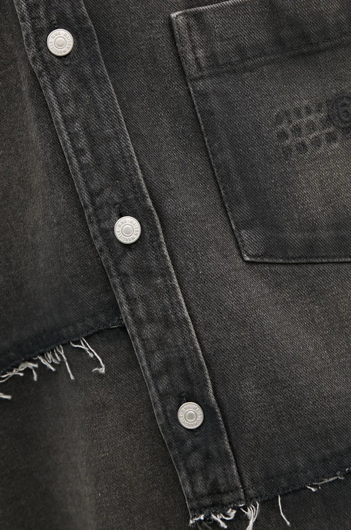 Дънкова риза MM6 Maison Margiela SH2DT0009.S30848 сив