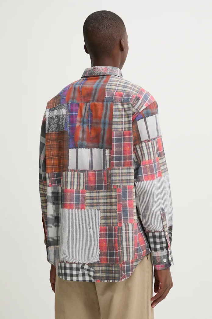 Desigual koszula bawełniana MINESSOTA szary 24WMCW39