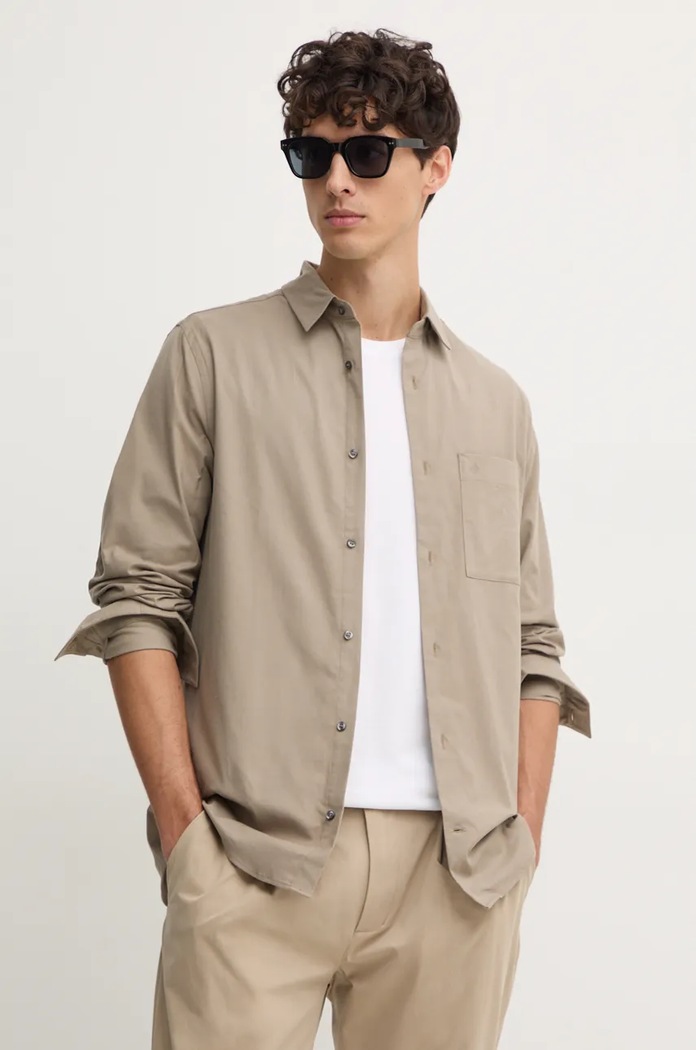 Calvin Klein Koszula zielony K10K113621