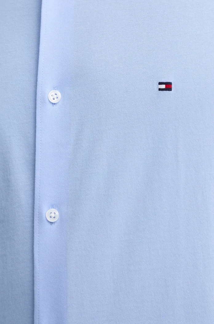 Bavlněná košile Tommy Hilfiger MW0MW36908 modrá AW24