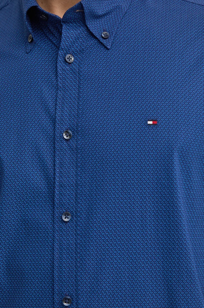 Košile Tommy Hilfiger MW0MW36914 námořnická modř AW24