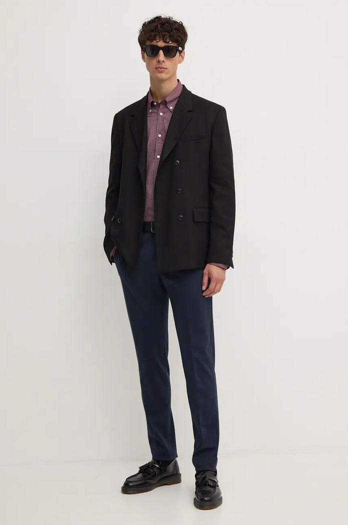 Tommy Hilfiger koszula MW0MW36914 bordowy AW24