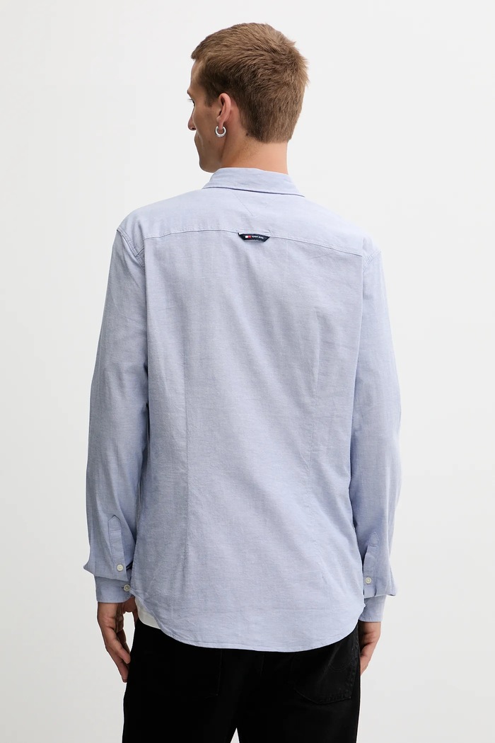 Îmbrăcăminte Tommy Jeans cămașă DM0DM09594 albastru